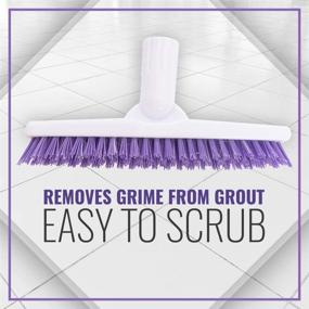 img 1 attached to Efficient Replacement Head for Fuller Brush Tile Grout E-Z Scrubber - Perfect for Cleaning Kitchen, Shower, Tub & Tile - Purple