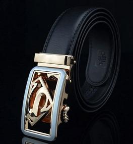 img 2 attached to 👔 NOOS Luxury Leather: Elevate Your Style with Adjustable Men's Accessories and Belts