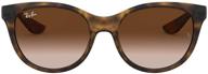 ray-ban kids' rj9068s: stylish butterfly sunglasses for your little ones logo