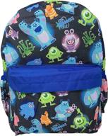 disney monsters allover school backpack логотип