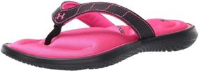 img 4 attached to 👡 Girls' Under Armour Marbella Flip Flop Shoes