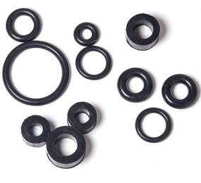 img 4 attached to 🔧 Fuel Filter Bowl Drain Valve Rubber O Ring Kit for Ford Power Stroke 7.3 7.3L Engines (1998-2003) | Powerstroke Diesel Fuel Filter Drain Valve Seal O-ring Kit (11 PCS)
