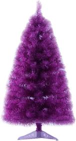 img 4 attached to 🎄 ZAILHWK Artificial Christmas Tree - Pink Pine Tree 2 Ft: Perfect Home Holiday Party Decoration
