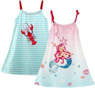 🦖 hileelang sleeveless dinosaur watermelon spaghetti girls' clothing: playful and stylish dresses logo