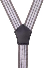 img 2 attached to 👔 CEAJOO Adjustable Black Teenage Suspenders for Boys - Must-Have Accessories in Suspenders