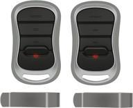 asonpao g3t-bx g3t-r intellicode 3-button 315/390mhz remote (2pack) 🚪 for genie garage door openers - ultimate convenience and control логотип