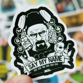 img 2 attached to 🧪 Breaking Bad Sticker Pack - Set of 50 Television Play Stickers for Laptop, Funny Decals for Laptops, Computers, Hydro Flasks, Water Bottles (Breaking Bad)
