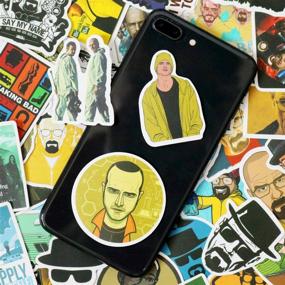 img 3 attached to 🧪 Breaking Bad Sticker Pack - Set of 50 Television Play Stickers for Laptop, Funny Decals for Laptops, Computers, Hydro Flasks, Water Bottles (Breaking Bad)