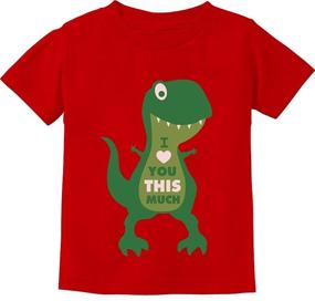 img 4 attached to Футболка для малышей TeeStars Valentines T Rex: удивительная детская одежда для Дня Святого Валентина