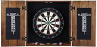 hathaway drifter: premium solid wood dartboard & cabinet set – sleek and stylish логотип