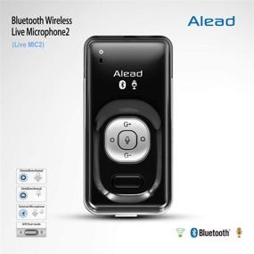 img 3 attached to 🎤 Alead Nolan LiveMIC2 Bluetooth Microphone: Long Range, Low Latency, Clear Sound for Education, Webinar, Conference, Hearing Impairment & More