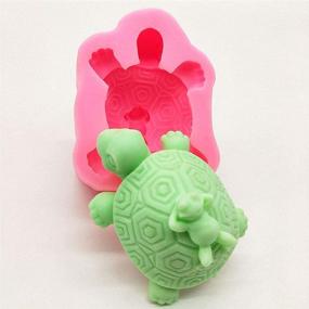 img 3 attached to Silicone Soap Mold - Tortoise Turtle Design for 3D Handmade 🐢 Crafts, Candle Wax Melts, Chocolate Candy Making, and Cake Decorating - Premium Tools