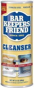img 4 attached to Powerful 21-Ounce Bar Keepers Friend Powdered Cleanser: Effective 1-Pack Cleaning Solution