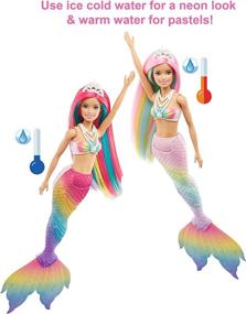 img 1 attached to 🌈 Unleash Magical Adventures with Barbie Dreamtopia Rainbow Mermaid Water Activated