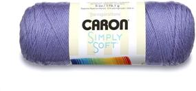 img 3 attached to 🧶 Caron Simply Soft Bulk Buy 100% Acrylic Yarn (3-Pack) ~ Lavender Blue # 9756~6 oz. Skeins - Affordable & Durable Yarn for All Your Crafting Needs