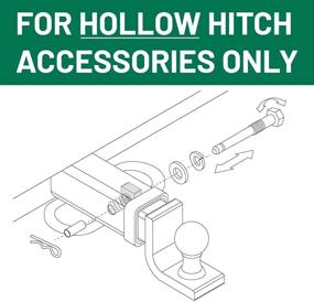 img 2 attached to 🔇 Quiet and Hassle-Free Towing: Let's Go Aero SHP359 Silent Hitch Pin for 2 Inch Hitch