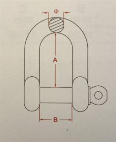 img 1 attached to Stainless Steel Forged Shackle Marine