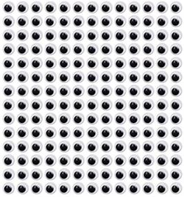 img 2 attached to DECORA Pack of 1000 👀 Self-adhesive 6mm Round Wiggly Toy Eyes