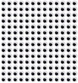 img 1 attached to DECORA Pack of 1000 👀 Self-adhesive 6mm Round Wiggly Toy Eyes