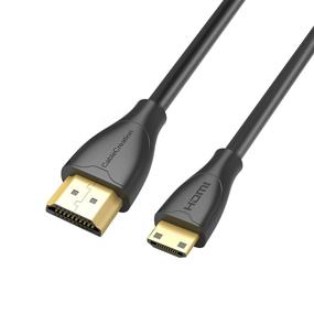 img 4 attached to 🔌 4K Mini HDMI to HDMI Cable, Bidirectional High Speed Adapter for Graphics Card, HDTV, Tablet, Camera - Sony HDR-XR50, Nikon Z6, Canon EOS RP/EOS R/EOS 7D Mark II/XA40, Nvidia Shield - 6ft