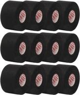 🏋️ mueller black athletic tape - mtape (12) - 10-yard rolls for optimal support and compression логотип