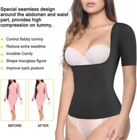 img 2 attached to 👗 BRABIC Control Compression Shapewear for Women - Enhance Slimming and Style
