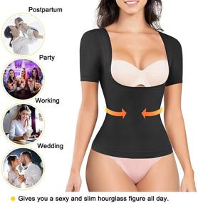 img 1 attached to 👗 BRABIC Control Compression Shapewear for Women - Enhance Slimming and Style