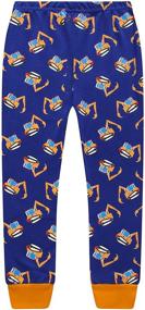 img 1 attached to 🎅 Christmas Excavator Toddler Pyjamas for Boys' Sleepwear & Robes
