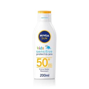 img 4 attached to 🌞 Nivea Sun Kids Protect and Sensitive Sun Lotion 50+ - 200 ml: Ultimate Sun Protection for Children's Delicate Skin