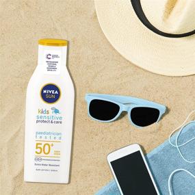 img 1 attached to 🌞 Nivea Sun Kids Protect and Sensitive Sun Lotion 50+ - 200 ml: Ultimate Sun Protection for Children's Delicate Skin