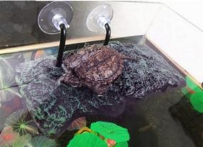 img 4 attached to 🐢 Enhance Your Aquatic Habitat with the BigTron Turtle Platform: Versatile Floating Turtle Pier for Brazilian Tortoises, Rectangular Design for Terrapins, PU Foam Decoration for Aquariums