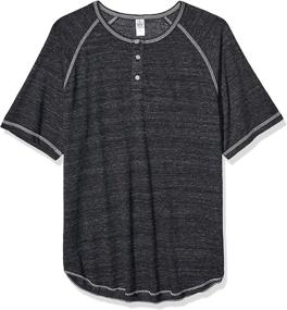 img 2 attached to Футболка Henley из альтернативного эко-джерси с регланами