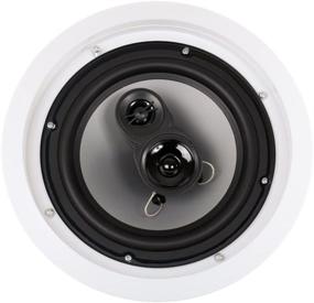 img 3 attached to 🎵 Upgrade your Home Theater Experience with a Set of 5 White In-Ceiling 8" 3-Way Acoustic Audio by Goldwood CS-IC83 Speakers