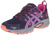 asics женские кроссовки gel venture 5 w, индиго логотип