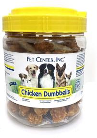 img 1 attached to Premium 1lb Canister of Pet Center Chicken Dumbbells (CHD-016MC) - High-Quality & Nutritious Treat for Pets