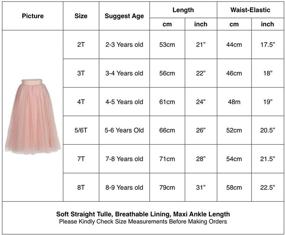 img 1 attached to 🌸 Girls' Clothing: Princess Birthday Dresses with Flower Skirts