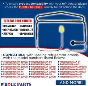 img 3 attached to 🧊 Refrigerator Defrost Heater & Bi-Metal Defrost Thermostat Assembly Part # DA47-00322J - Compatible Replacement for Samsung - Non-OEM Appliance Parts & Accessories