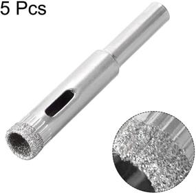 img 2 attached to Uxcell Diamond Drill Ceramic Porcelain Cutting Tools for Hole Saws & Accessories
