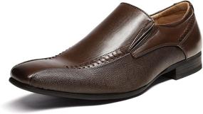 img 4 attached to Bruno Gordon 02 Black Leather Loafers Men's Shoes and Loafers & Slip-Ons