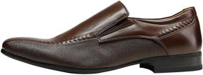 img 3 attached to Bruno Gordon 02 Black Leather Loafers Men's Shoes and Loafers & Slip-Ons