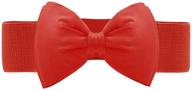 allegra women bowknot elastic waist women's accessories logo