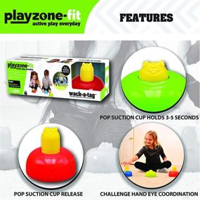 img 1 attached to Vibrant Toddlers' Playzone Fun: Playzone Fit Wack Tag for Colorful Active Kids