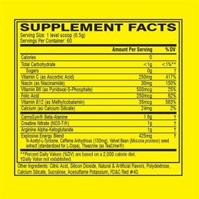 img 3 attached to 🍹 C4 Original Fruit Punch Pre Workout Powder - Immune Support with Vitamin C - Sugar Free Energy Boost for Men & Women - Contains 150mg of Caffeine, Beta Alanine & Creatine - 60 Servings