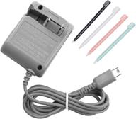 ds lite charger kit: ac power adapter, stylus pen & wall travel charger - nintendo ds lite accessories logo