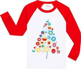 img 3 attached to 🎅 Shelry Christmas Toddler Pajamas Boys' Clothing - Sleepwear & Robes