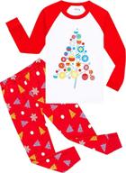 🎅 shelry christmas toddler pajamas boys' clothing - sleepwear & robes logo