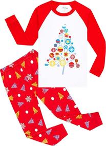 img 4 attached to 🎅 Shelry Christmas Toddler Pajamas Boys' Clothing - Sleepwear & Robes