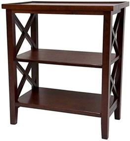 img 1 attached to 📚 Stylish Oriental Furniture 26" Architectural Book Case Table in Elegant Cherry Finish - Organize and Display with Flair