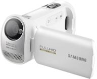 📷 samsung hmx-t10 1080i camcorder - 10x optical zoom (white) logo