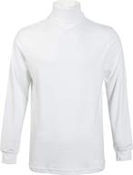 premium men's turtleneck thermal underwear: comfortable cotton knitted base layer for skiing and outdoor activities logo